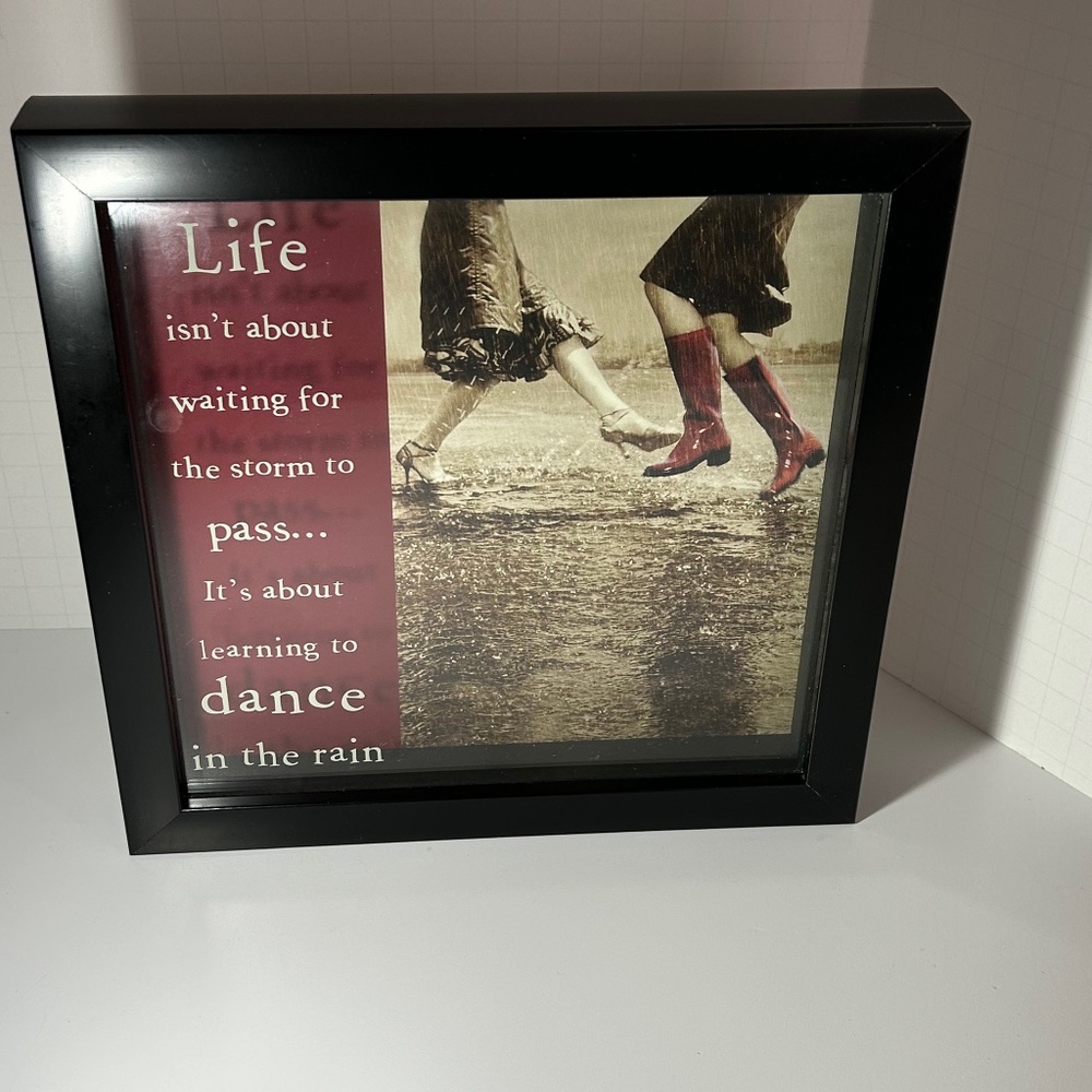 Art Frame (Can stand alone or has hook in back to hang)